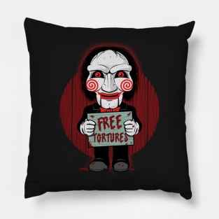 FREE TORTURES Pillow