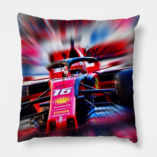 Charles Leclerc Pillow by DeVerviers