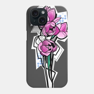 pink tulips kinseyroehmtattoos Phone Case