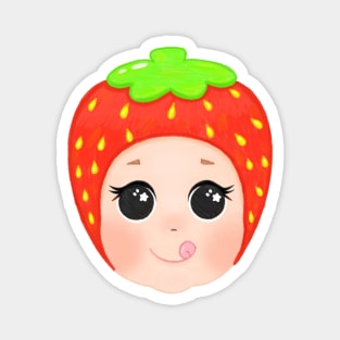 strawberry baby Magnet