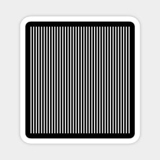 Black and white stripes design by dmerchworld Magnet