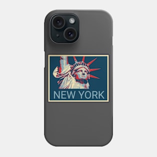 New York 2 - Shepard Fairey style design Phone Case