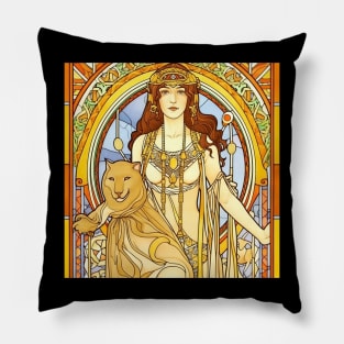 Hestia Greek deity Pillow