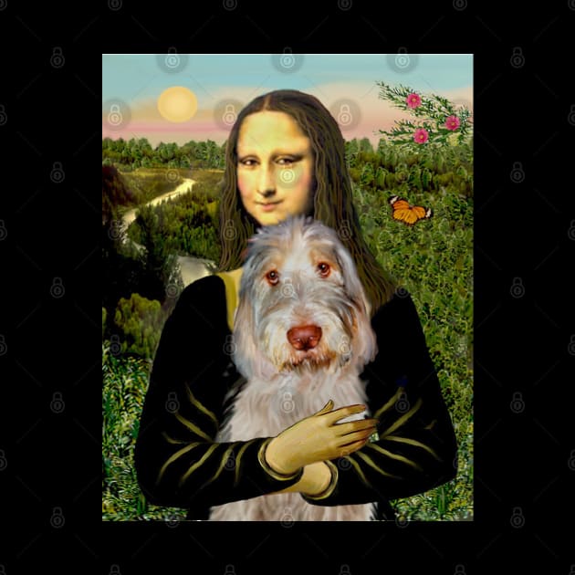 Mona Lisa and her Italian Spinone by Dogs Galore and More