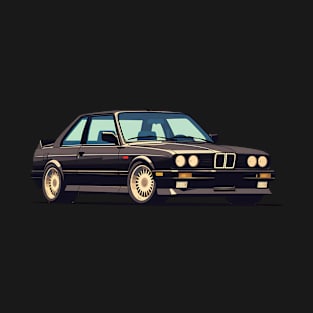 Black BMW E30 M sport T-Shirt