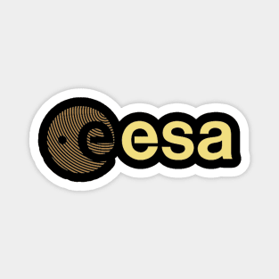 European Space Agency Retro Logo Magnet