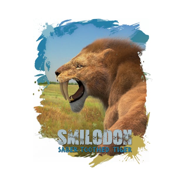 Smilodon by Mauro_t_shirts