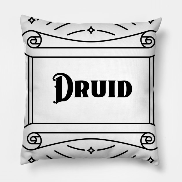 DnD Druid - Light Pillow by banditotees