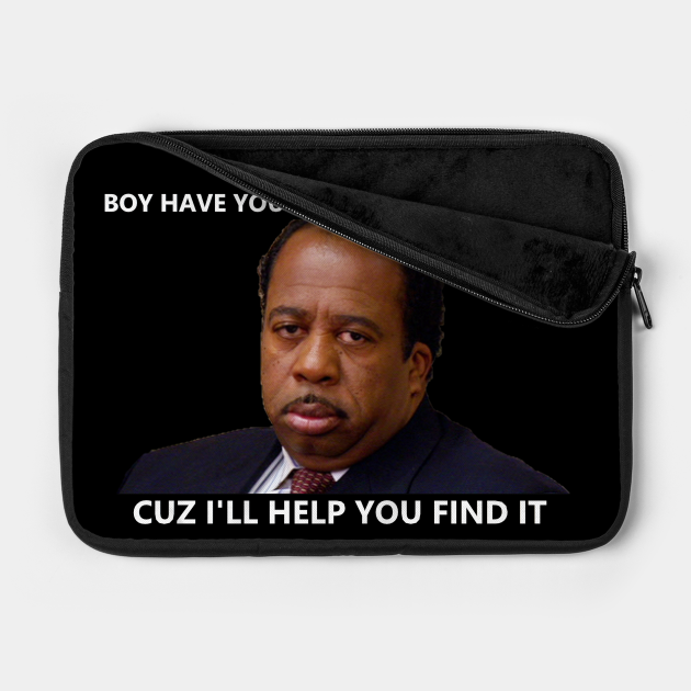 Stanley The Office Lost Your Damn Mind The Office Us Laptop Case Teepublic Original album by stanley (fully mastered tracks, high quality) all rights reserved for all tracks. stanley the office lost your damn mind by fullsizefools
