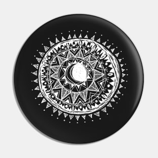 Moon Mandala Pin