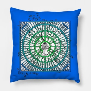 Grated Tree Pillow