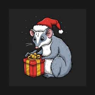 oppossum with a gift T-Shirt