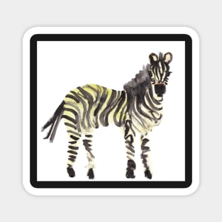 Zebra paint doodle Magnet