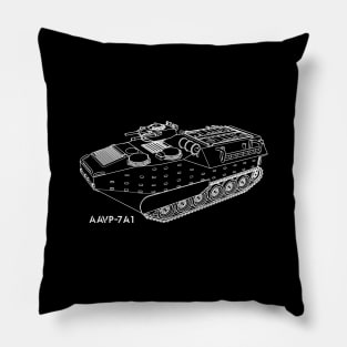 AAVP-7A Assault Amphibious Vehicle tank Pillow