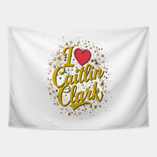 I love Cailtin Clark 22 stars decorations effect Tapestry