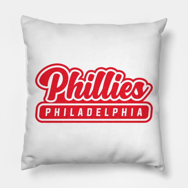 Philadelphia Phillies 01 Pillow by Karambol