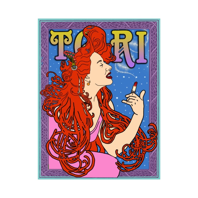 TORI AMOS NOUVEAU MUCHA by SortaFairytale