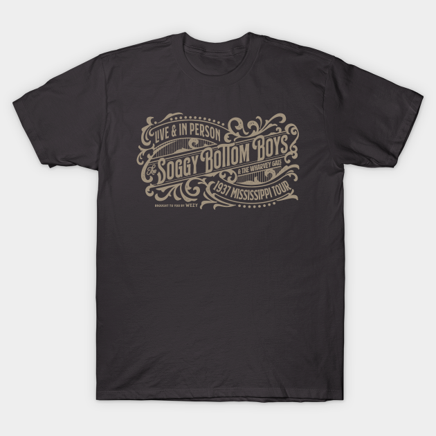 The Soggy Bottom Boys Live (Tan Print) - O Brother Where Art Thou - T-Shirt