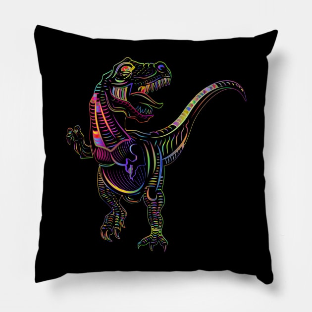 Rex Dinosaur T-shirt & Accessoires gift Pillow by MIRgallery