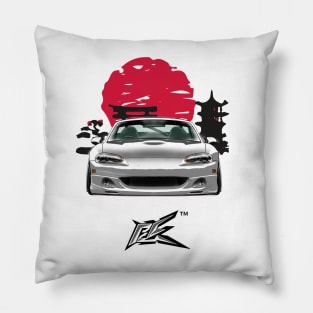 MAZDA MIATA NB STANCED WHITE Pillow