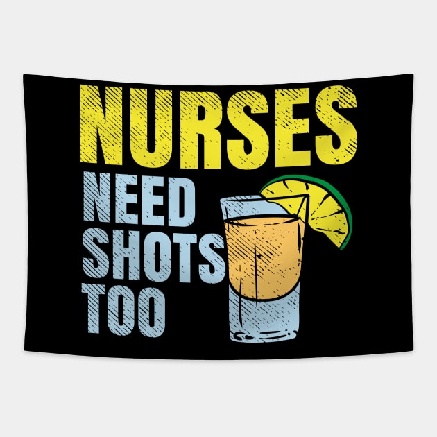 Nurses Need Shots Too Tapestry by maxdax