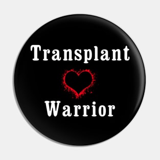 Heart Transplant Warrior Pin