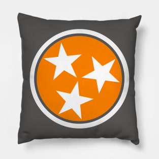 Tennessee Flag Stars // Big Orange Pillow