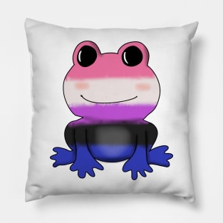 Genderfluid Frog Pillow