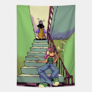 stairwell smoker Tapestry