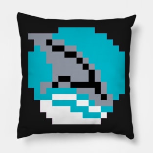 8-Bit Shark Fin Pillow