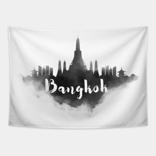 Bangkok watercolor Tapestry