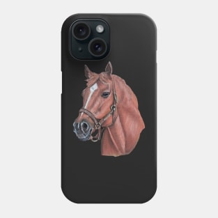 "Big Red" Secretariat, Race Horse Phone Case