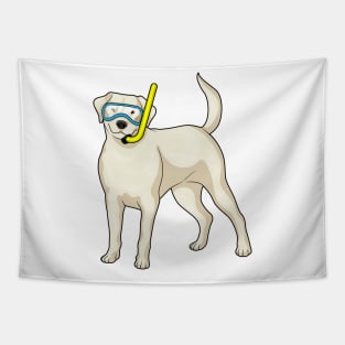 Retriever Diver Snorkel Tapestry