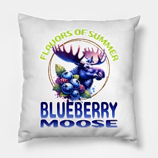 Flavors of Summer: Blueberry Moose Pillow