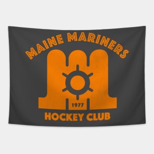 Vintage Maine Mariners Hockey 1977 Tapestry