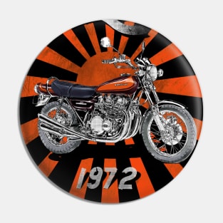 Japanese Iron 1972 Z1 Motorcycle Pin