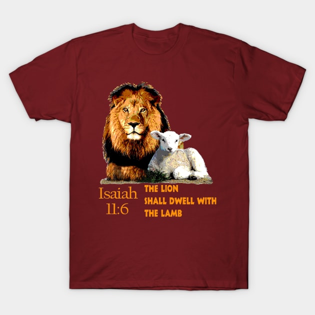 The Lion And The Lamb Kids christian shirts The Lion And The Lamb Kids christian shirts