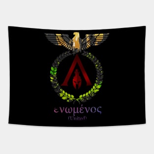 United SPQR Colored Tapestry