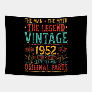 The Man The Myth The Legend Vintage 1952 70th Birthday Birthday Tapestry