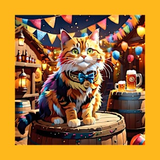 Oktoberfest Cat T-Shirt