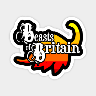 Beasts of Britain (Nessie Logo, Orange) Magnet