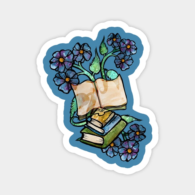 Bookish Magnet by bubbsnugg