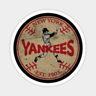 vintage NY yankees by mama Magnet