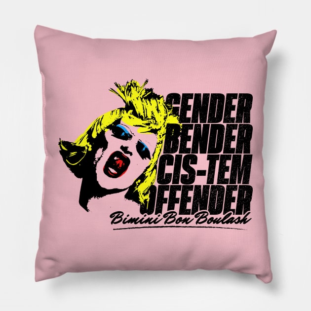 CIS-TEM OFFNDR Pillow by CERVVNTES