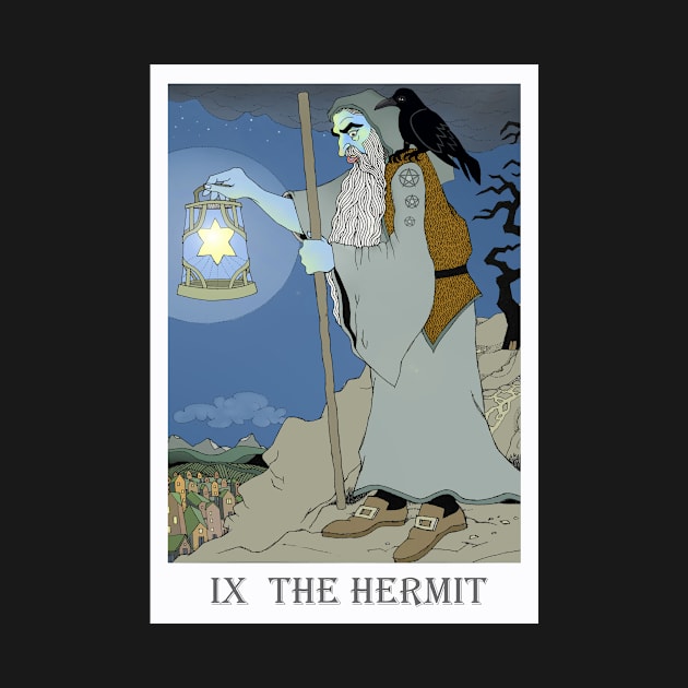 Tarot The Hermit by christoph