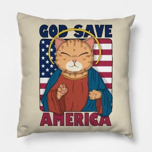 God Save America Pillow