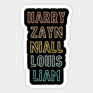 one direction stickers teepublic