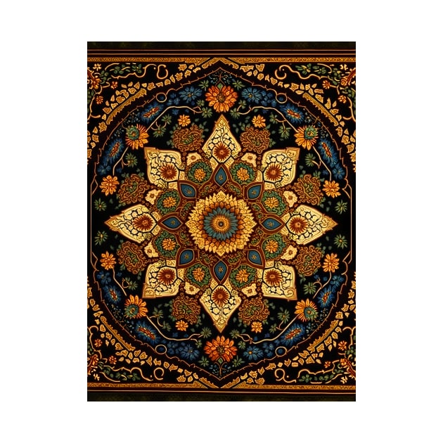 Persian carpet design 17 by redwitchart