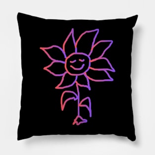 Smiling Sunflower Pillow