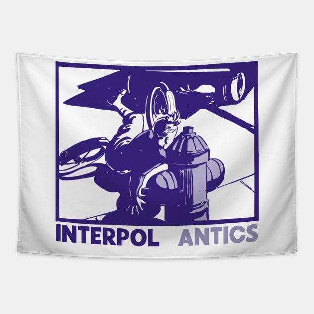 Interpol -- Original Retro Fan Art Design Tapestry by unknown_pleasures